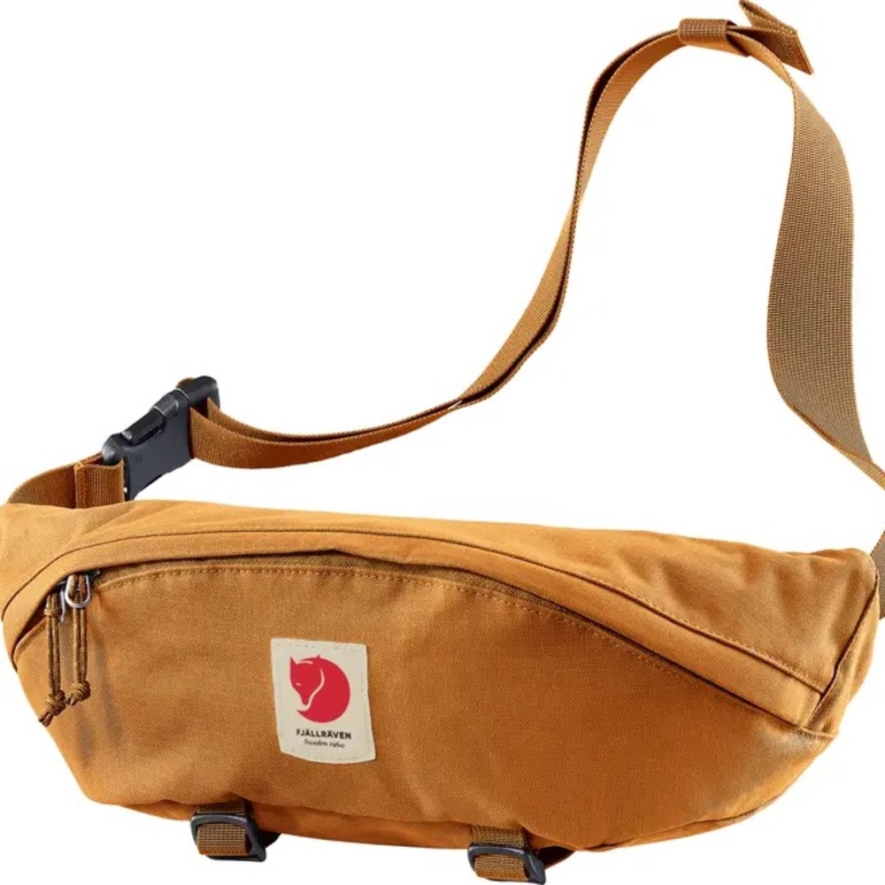 FJÄLLRÄVEN Ulvo Large Belt Bag in red gold BNWOT